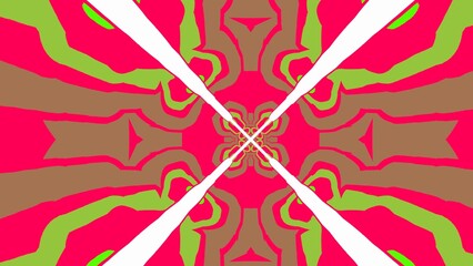 Abstract background with color stripes . grunge mandala.