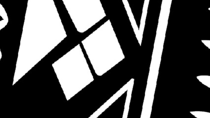 Abstract background with black and white stripes .