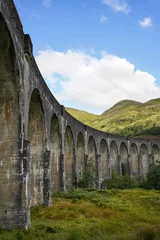 Papier Peint photo Viaduc de Glenfinnan The Glenfinnan Viaduct in the Scottish highlands