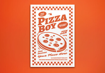 Pizza Boy Promotion Flyer