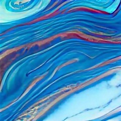 Fototapeta na wymiar Abstract blue marble pattern background 