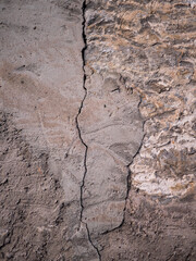 Riss an der Hauswand