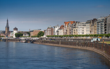 Obraz premium Dusseldorf Panorama Skyline