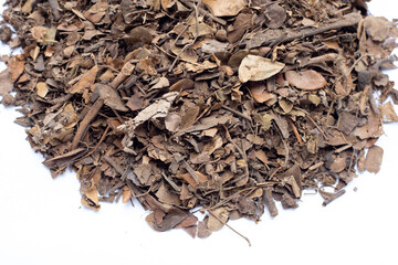 Rain tree or East Indian walnut dried leaves, Natural fertilizer for planting.  Potting mix