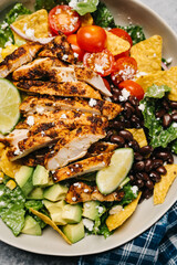 Gourmet Grilled Chicken Taco Salad