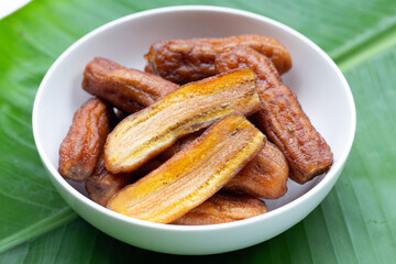 Sun dried bananas, Fruit snack