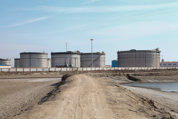 Obraz premium Petroleum chemical plant