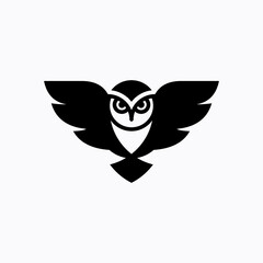 Owl logo design concept