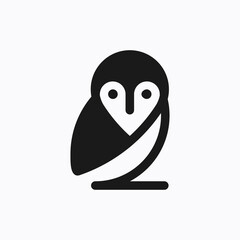 Fototapeta premium Owl logo design concept
