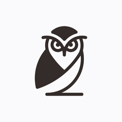 Owl logo design concept