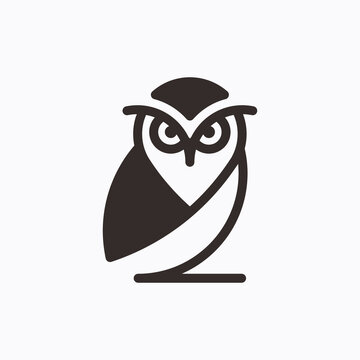 Owl logo design concept