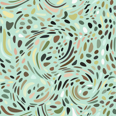 Texture of pieces and particles in the Italian style. Seamless pattern. Decor element. natural colors.