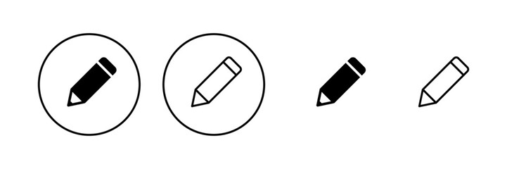 Pencil icon vector. pen sign and symbol. edit icon vector