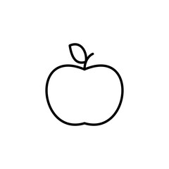 Apple icon for web and mobile app. Apple sign and symbols for web design.