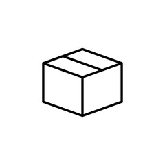 Box icon vector for web and mobile app. box sign and symbol, parcel, package