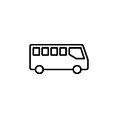 Bus icon vector for web and mobile app. bus sign and symbol. transport symbol