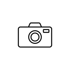 Camera icon vector for web and mobile app. photo camera sign and symbol. photography icon.