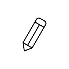 Pencil icon for web and mobile app. pen sign and symbol. edit icon vector