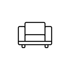 Sofa icon for web and mobile app. sofa sign and symbol. furniture icon