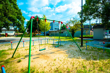 Fototapeta premium 公園のブランコ