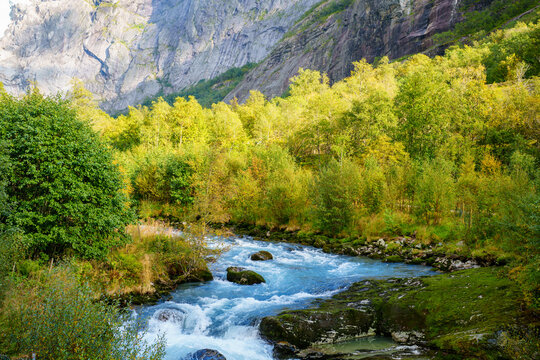 Photo of rivers at Jostedalsbreen National Park Norway