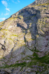 Jostedalsbreen National Park rock surface all