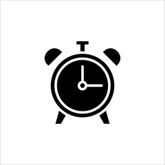 alarm ring signal icon vector. alarm clock vector icon isolated on white background, simple line outline style