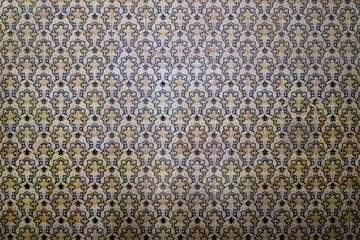 Arabic decoration of Alcazar Palace in Seville Spain