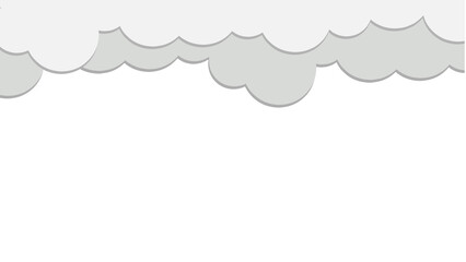 white clouds in the sky. Clouds element