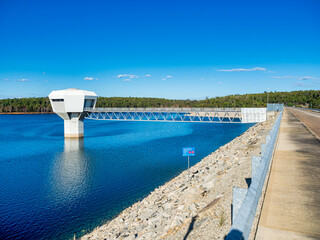 The North Dandalup Dam is part of Perth's Integrated Water Supply Scheme operated by. Water Corporation. It is one of 15 dams built since the 1920s.
