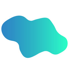Gradient blop shapes. Abstract organic random forms. Liquid fluid backgrounds. Bubbles and splashes. Vector Memphis elements.