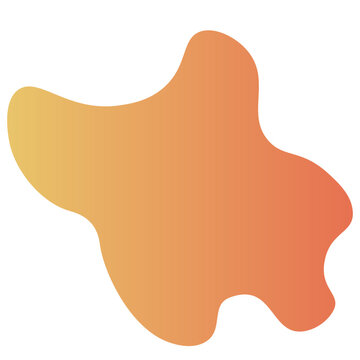 Gradient blop shapes. Abstract organic random forms. Liquid fluid backgrounds. Bubbles and splashes. Vector Memphis elements.