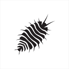 Black and white pest silhouette	
