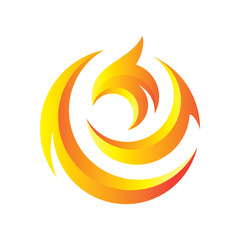 Phoenix abstract icon	