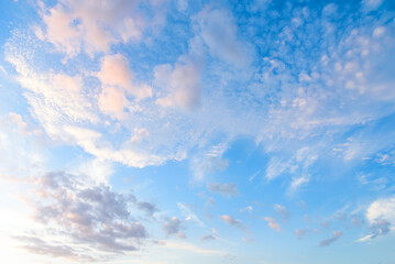 Sky background, blue sky with cloud