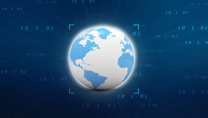 3d illustration of Data sharing concept