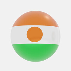 Niger flag icon or symbols