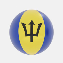 Barbados flag icon or symbols