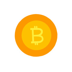 Obraz premium Golden Bitcoin digital currency