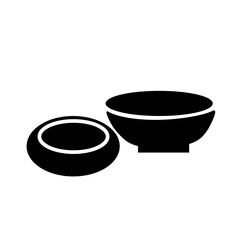 Bowl icon illustration 