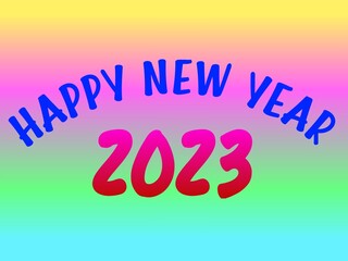 gradient happy new year 2023