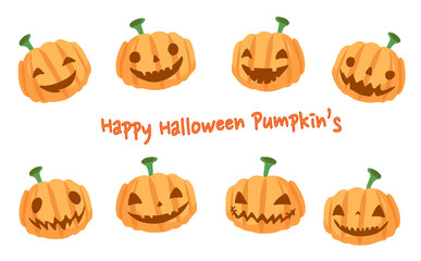 halloween pumpkin set