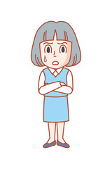 仕事で困ったことがあり、仲間と話し合って解決策を見つけようとしている若い女性