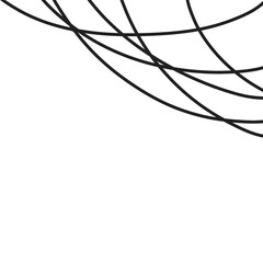 Line Cobweb Corner Decoration