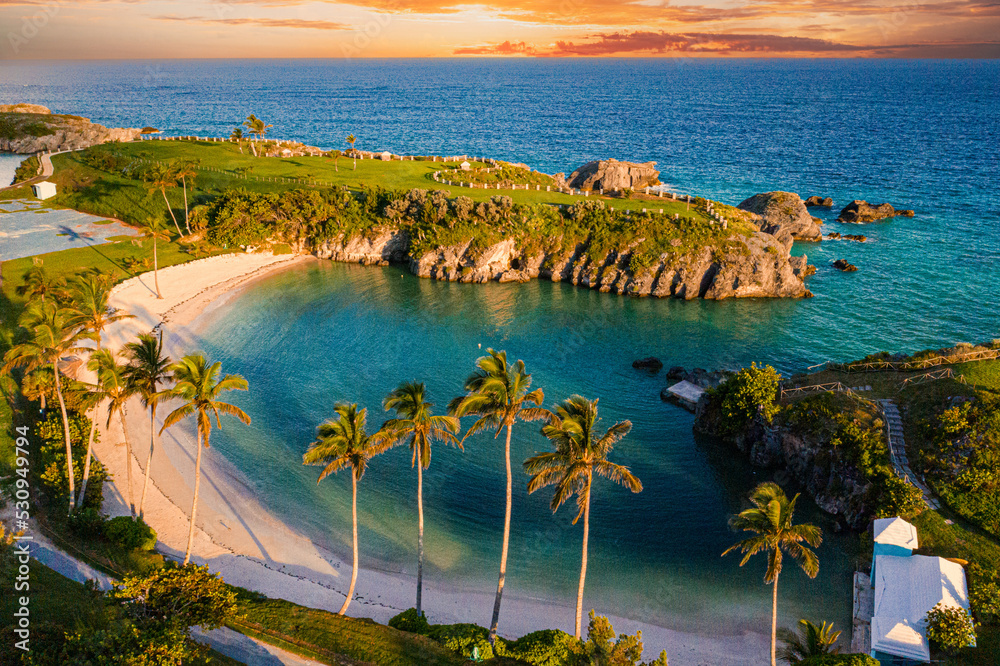 Wall mural tranquil bermuda