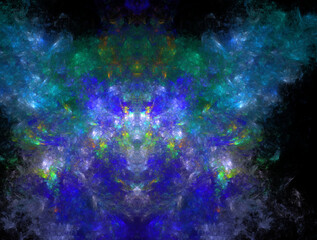 Imaginatory fractal abstract background Image