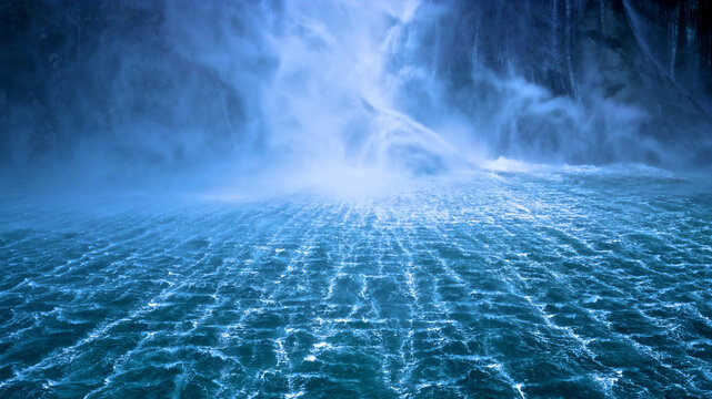 Milford Sound Waterfall