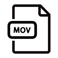 MOV file document icon