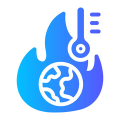global warming icon
