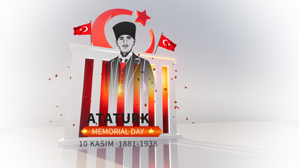 Ataturk Memorial Day Background